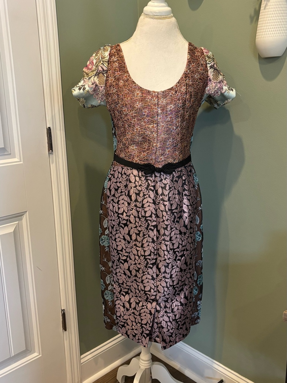 Byron Lars Beguile Anthropologie Brocade Sheath Dress - Picture 5 of 8